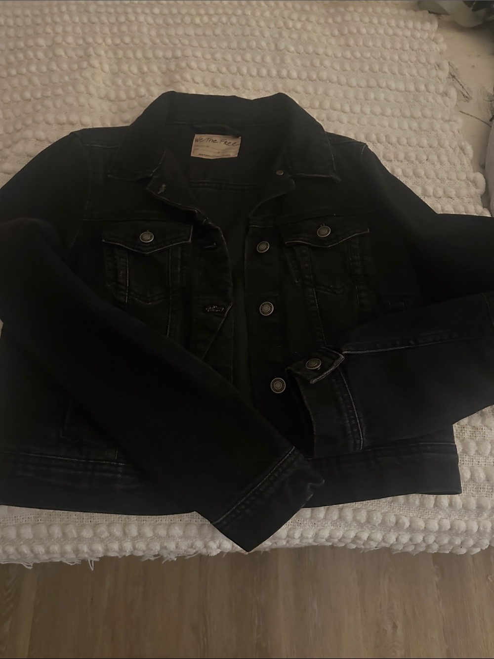 We The Free Kids Black Denim Jacket